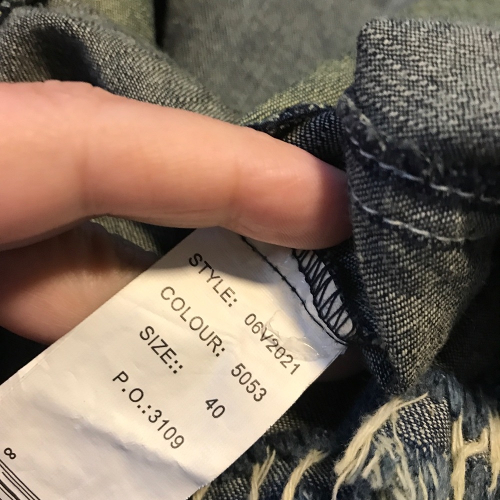 Desigual Patchwork Embroidered Tunic Top-Denim-Eu… - image 8